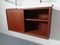 Mid-Century Teak and Metal Modular Wall Unit by Strinning, Kajsa & Nils "Nisse" for String, 1950s, Image 8