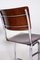 Bauhaus German Beech and Chrome Folding Chairs, 1920s, Set of 2 9