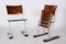 Bauhaus German Beech and Chrome Folding Chairs, 1920s, Set of 2 4