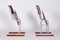 Bauhaus German Beech and Chrome Folding Chairs, 1920s, Set of 2 8