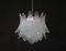 Vintage Italian Murano Glass Ceiling Lamp with 38 Transparent Glasses, 1987, Image 2