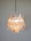 Vintage Italian Murano Glass Ceiling Lamp with 38 Transparent Glasses, 1987, Image 8
