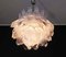 Vintage Italian Murano Glass Ceiling Lamp with 38 Transparent Glasses, 1987 4