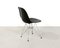 Black Fiberglass Dining Chairs by Charles & Ray Eames for Vitra, 1984, Set of 6 3