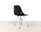 Black Fiberglass Dining Chairs by Charles & Ray Eames for Vitra, 1984, Set of 6 1