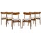 Danish Teak Dining Chairs, 1960s, Set of 6, Image 1