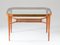 Swedish Modern Dining Table in Birch, Glass & Rattan from Bodafors, 1940s, Image 3