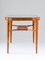 Swedish Modern Dining Table in Birch, Glass & Rattan from Bodafors, 1940s, Image 6