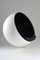 Ball Chair in Leather Upholstery and Speakers by Eero Aarnio, 1970s, Image 3