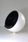 Ball Chair in Leather Upholstery and Speakers by Eero Aarnio, 1970s, Image 4