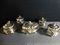 Antique Silver Metal Bells, Set of 5, Image 1