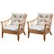 Italian Bamboo Lounge Chairs, 1970s, Set of 2, Image 1