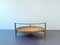 Vintage Dutch Metal, Wicker, and Glass Coffee Table 1