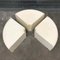 Round Off-White Plastic Side Tables by Bonetto for Bernini, 1970s, Set of 3 3
