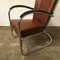 Brown Leather Model 412 Easy Chair by Willem Hendrik Gispen, 2000s 11
