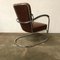 Brown Leather Model 412 Easy Chair by Willem Hendrik Gispen, 2000s 4