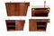 Mid-Century Danish Rosewood Wall Unit and Shelving Set by Poul Cadovius for Cado, 1960s 2