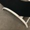 Black Fabric and White Wood Adjustable Easy Chair, 1960s, Image 9