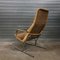 Chrome and Wicker Model 514 Lounge Chair by Dirk van Sliedregt for Gebroeders Jonkers Noordwolde, 1980s, Image 7
