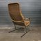 Chrome and Wicker Model 514 Lounge Chair by Dirk van Sliedregt for Gebroeders Jonkers Noordwolde, 1980s 5
