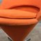 Chaise Conique en Tissu Orange par Verner Panton pour Rosenthal, 1960s 10