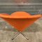 Silla Cone naranja de tela de Verner Panton para Rosenthal, años 60, Imagen 11