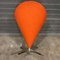 Silla Cone naranja de tela de Verner Panton para Rosenthal, años 60, Imagen 5