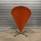 Orange Fabric Cone Chair by Verner Panton for Rosenthal, 1960s 4