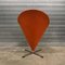 Silla Cone naranja de tela de Verner Panton para Rosenthal, años 60, Imagen 4