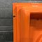 Mid-Century Spanish Orange Plastic Washstand from Vidal, Image 12