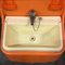 Mid-Century Spanish Orange Plastic Washstand from Vidal 9