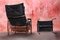 Vintage Swiss Lounge Chair and Ottoman Set by Hans Eichenberger for Strässle, 1970s, Image 10