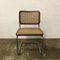 Wicker and Black Frame Model S32 Dining Chair by Marcel Breuer for Thonet, 1960s 6