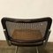 Chaise de Salon Modèle S32 avec Structure en Osier et Cadre Noir par Marcel Breuer pour Thonet, 1960s 12