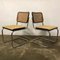 Juego de sillas de comedor modelo S32 de mimbre y estructura negra de Marcel Breuer para Thonet, años 70, Imagen 6