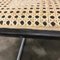 Juego de sillas de comedor modelo S32 de mimbre y estructura negra de Marcel Breuer para Thonet, años 70, Imagen 16
