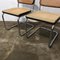 Juego de sillas de comedor modelo S32 de mimbre y estructura negra de Marcel Breuer para Thonet, años 70, Imagen 12