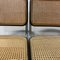 Juego de sillas de comedor modelo S32 de mimbre y estructura negra de Marcel Breuer para Thonet, años 70, Imagen 3