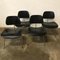 Chaises de Salon DCM Noires par Charles & Ray Eames pour Vitra, 2000s, Set de 4 2