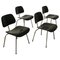 Chaises de Salon DCM Noires par Charles & Ray Eames pour Vitra, 2000s, Set de 4 1