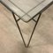 Black Metal Hairpin Legs and Glass Top Dining Table, 1960s 9