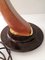 Wood Effect President Tischlampe von Fase, 1960er 4