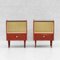 Mid-Century French Velvet Nightstands, 1960s, Set of 2 14