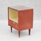 Mid-Century French Velvet Nightstands, 1960s, Set of 2 10