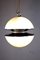 Lampada da soffitto in acciaio e vetro acrilico di Esperia, anni '70, Immagine 3