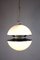 Steel and Acrylic Glass Ceiling Lamp from Esperia, 1970s 6