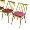 Vintage Czechoslovak Dining Chairs from Ton, 1960s, Set of 4 4