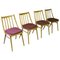 Chaises de Salon Vintage de Ton, Tchécoslovaquie, 1960s, Set de 4 1