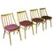 Vintage Czechoslovak Dining Chairs from Ton, 1960s, Set of 4 1