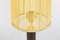 Lámparas de mesa de palisandro y latón dorado atribuidas a Santa & Cole, años 80. Juego de 2, Imagen 3
